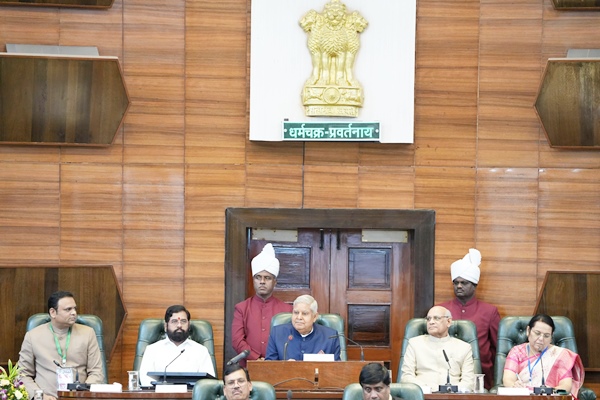 VP Jagdeep Dhankhar addresses joint sitting of Maharashtra State Legislature in Mumbai