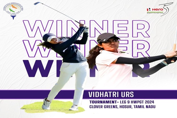 Golf: Vidhatri secures maiden win in 9th Leg of WPGT