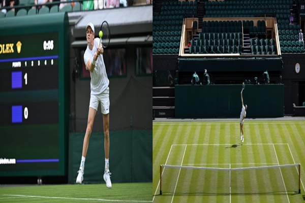 Tennis: Italy’s Jannik Sinner defeats Germany’s Yannick Hanfmann in first round of Men’s Singles in Wimbledon Championship