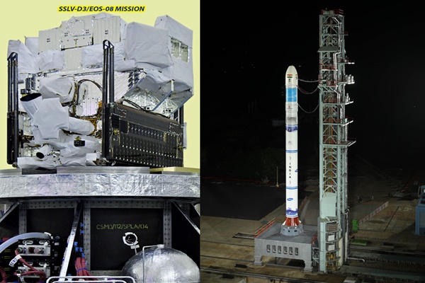 خلائی تحقیق کی بھارتی تنظیم اِسرو آج صبح خلائی راکٹ ایس ایس ایل وی۔ڈی تھری کے ذریعے کُرہ ارض کے مشاہدے سے متعلق سیٹیلائٹ ای او ایس۔زیروایٹھ کو خلا میں چھوڑے گی۔