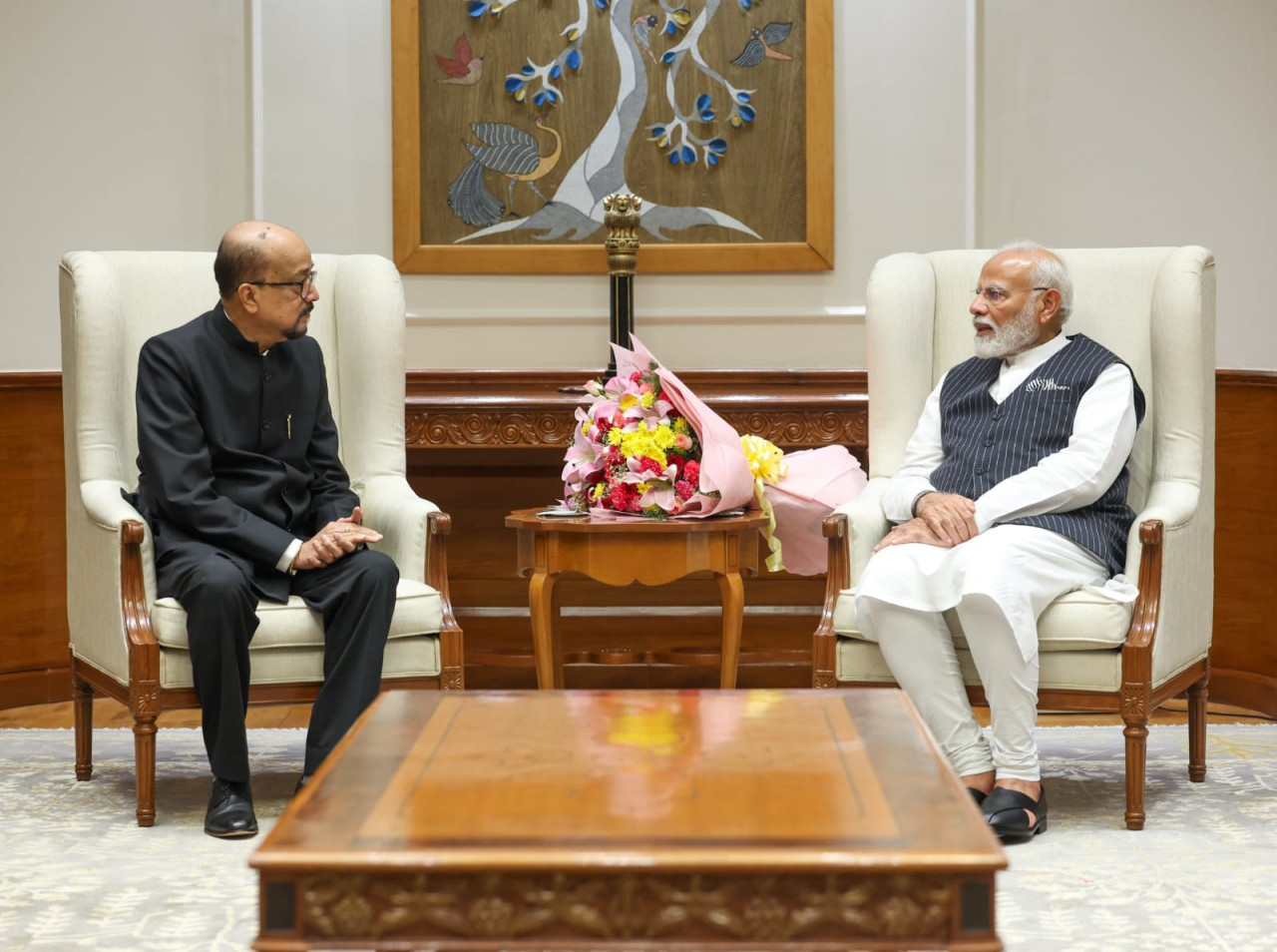 छत्तीसगढ़ के राज्यपाल रमेन डेका ने नई दिल्ली में प्रधानमंत्री नरेंद्र मोदी से मुलाकात की