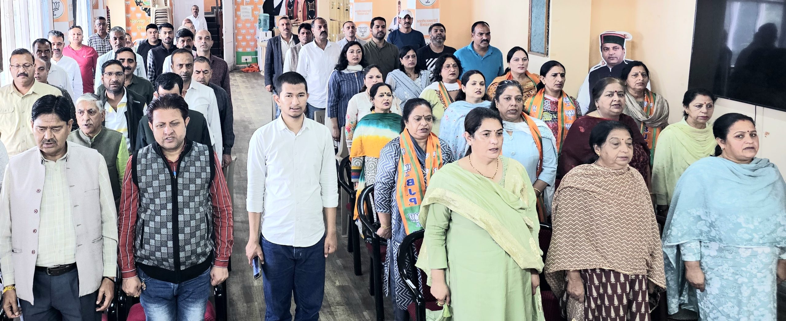 विभाजन विभीषिका दिवस का जिला स्तरीय कार्यक्रम का आयोजन जिला अध्यक्ष प्रेम ठाकुर की अध्यक्षता में भाजपा मुख्यालय दीपकमल चक्कर में किया गया