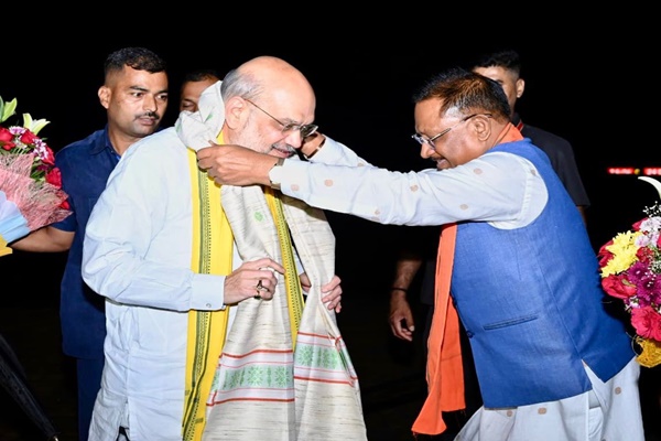 তিনিদিনীয়া কাৰ্যসূচীৰে কেন্দ্রীয় গৃহমন্ত্রী অমিত শ্বাহ চত্তিশগড় ভ্রমণ