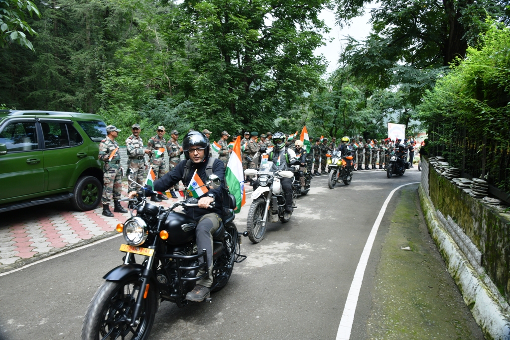 मुख्यालय सेना प्रशिक्षण कमान ने 78वें स्वतंत्रता दिवस 2024 के उपलक्ष्य में एक स्वतंत्रता बाइक रैली का आयोजन किया