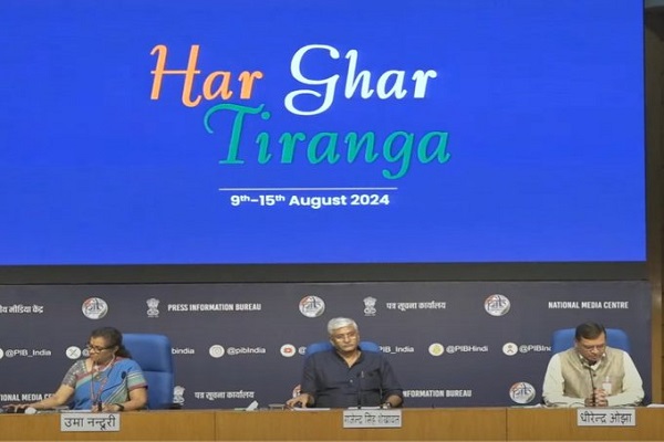 देशभक्ति की भावना को बढ़ावा देने के लिए देश में 9 से 15 अगस्त तक चलाया जाएगा  ‘हर घर तिरंगा’ अभियान