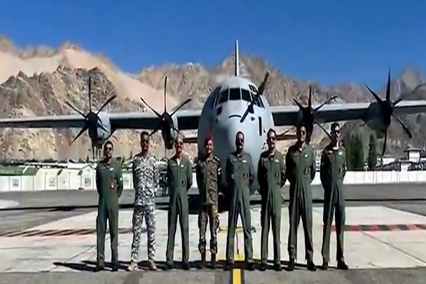 IAF & Indian Army carry out first precise para-drop of critical health care unit at high altitude