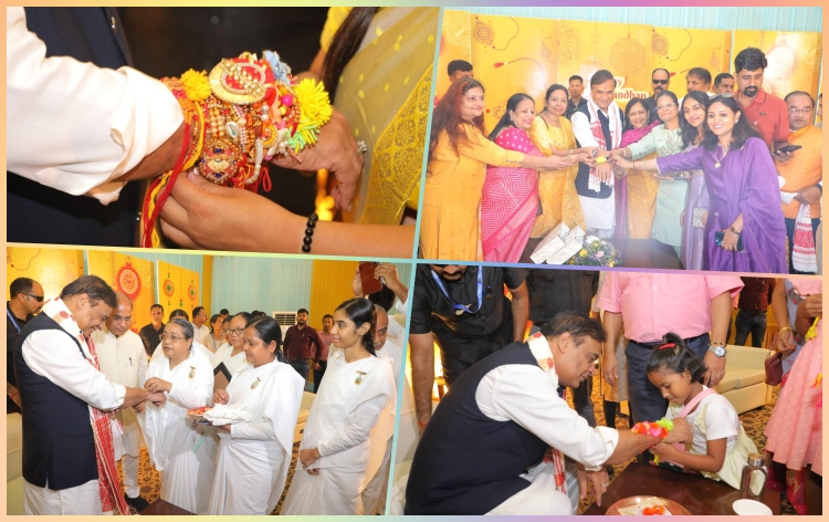 সমগ্র দেশজুৰি ভাতৃ-ভগ্নীৰ মাজৰ বিশেষ বন্ধনক গৰিমামণ্ডিত কৰাৰ পৱিত্ৰ উৎসৱ ৰাখী বন্ধন পালন