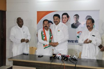 भाजपचे माजी खासदार शिशुपाल पटले यांचा काँग्रेस पक्षात प्रवेश