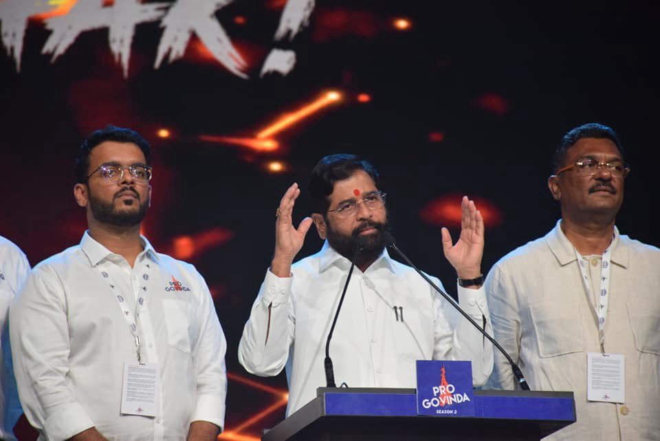CM Eknath Shinde praises Pro-Govinda League for globalizing 100-Year-Old tradition