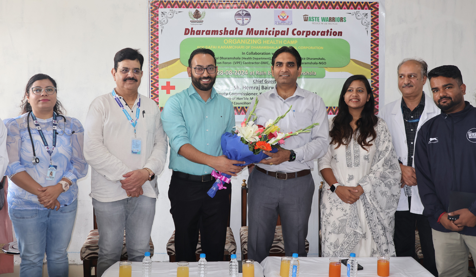 सफाई कर्मचारियों और श्रमिकों के लिए साल में दो बार मेडिकल कैंप और निशुल्क उपचार की सुविधा