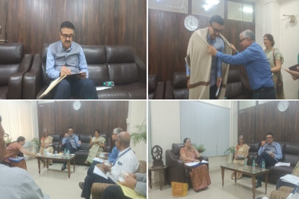 প্ৰসাৰ ভাৰতী বোৰ্ডৰ অধ্যক্ষ নৱনীত কুমাৰ ছেহগলৰ মুম্বাই আকাশবাণী কেন্দ্ৰ পৰিদৰ্শন