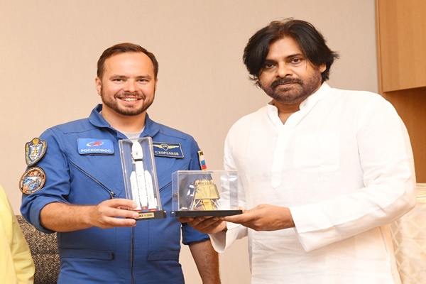 Deputy CM Pawan Kalyan meets Russian cosmonaut Korsakov, discusses space park in Andhra Pradesh