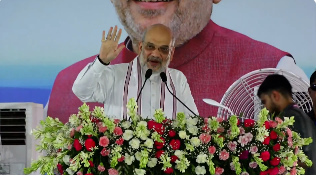 কেন্দ্রীয় গৃহমন্ত্রী অমিত শ্বাহৰ ছণ্ডীগড়ৰ মণিমাজৰাত পানী যোগানৰ  পাইলট প্রকল্প উদ্বোধন