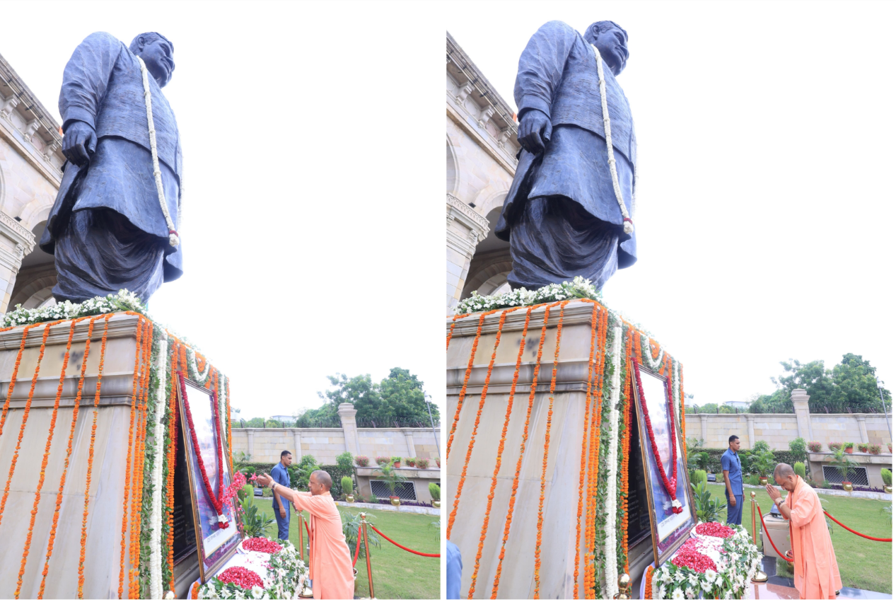 मुख्यमंत्री योगी आदित्यनाथ ने पूर्व प्रधानमंत्री भारत रत्न अटल बिहारी वाजपेयी की पुण्यतिथि पर उन्हें श्रद्धांजलि दी