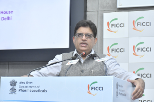 फार्मास्यूटिकल्स सचिव अरुणीश चावला ने मेडीटेक स्टैकथॉन के दूसरे चरण के उद्घाटन सत्र को संबोधित किया