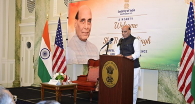 रक्षा मंत्री राजनाथ सिंह ने कहा– भारत और संयुक्त राज्य अमेरिका स्वाभाविक सहयोगी हैं