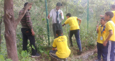 रास्तों को संवार कर दाडगी स्कूल के स्वयंसेवियों ने दिया स्वच्छता का संदेश’