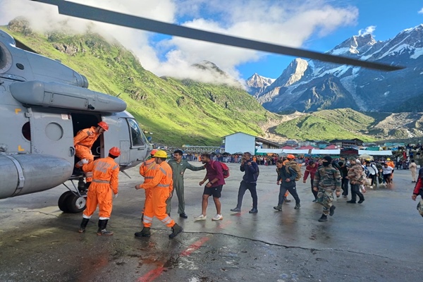 IAF undertakes simultaneous Humanitarian Assistance and Disaster Relief operations in Wayanad and Uttarakhand hills