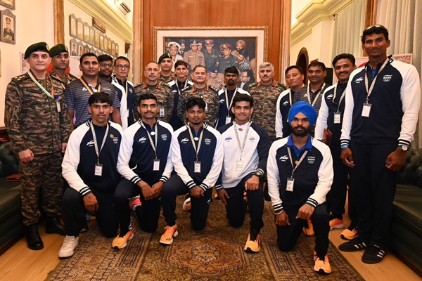 Army chief honors Neeraj Chopra and Top Army Athletes for Paris 2024 Olympics
