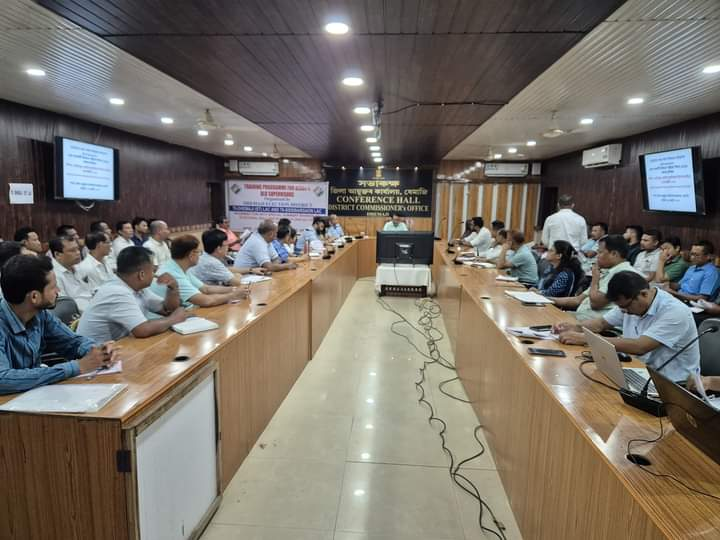 ধেমাজিত ফটোযুক্ত ভোটাৰ তালিকাৰ বিশেষ সংক্ষিপ্ত সংশোধনী ২০২৫ বিষয়ত প্ৰশিক্ষণ কাৰ্যসূচী