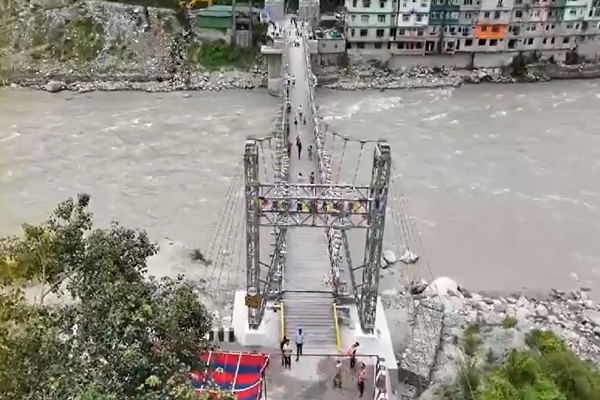 BRO reconstructed Sikkim’s Indrani Bridge connecting northern region of state to rest of the country