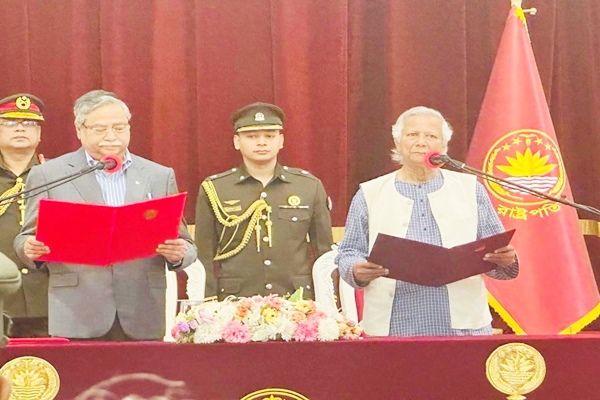 Nobel Laureate Muhammad Yunus Sworn in as Bangladesh’s Interim Head    