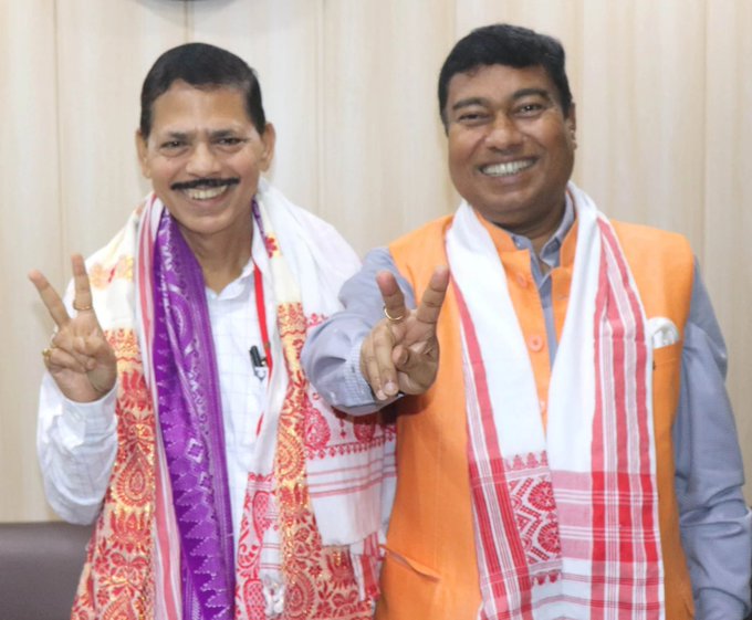 ৰাজ্যসভালৈ বিজেপিৰ ৰামেশ্বৰ তেলী আৰু মিছন ৰঞ্জন দাস বিনাপ্রতিদ্বন্দ্বিতাৰে নিৰ্বাচিত