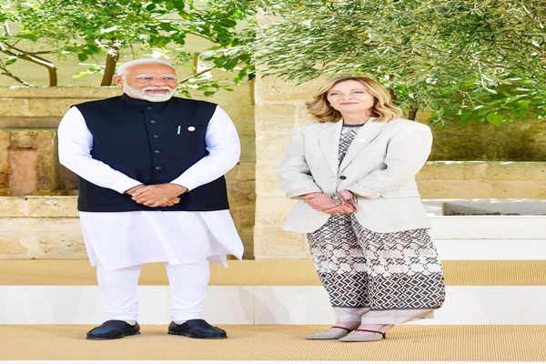 PM Modi Thanks Italian PM Meloni for Independence Day Wishes