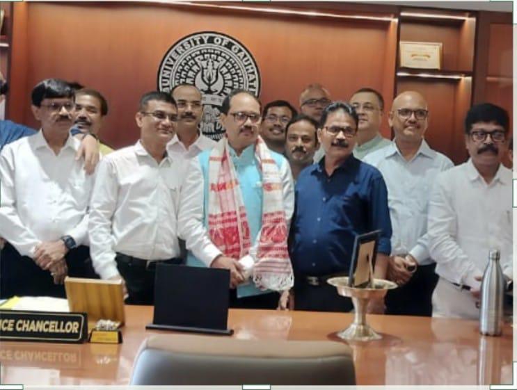 গুৱাহাটী বিশ্ববিদ্যালয়ৰ উপাচাৰ্য হিচাপে অধ্যাপক ড০ ননীগোপাল মহন্তৰ দায়িত্ব গ্রহণ