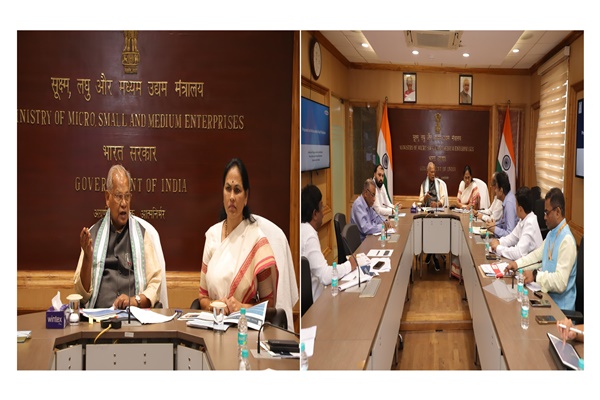 Union Minister for MSME, Jitan Ram Manjhi holds review meeting on Khadi Mahotsav in New Delhi