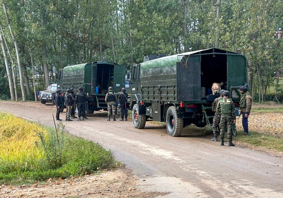 J&K: Encounter breaks out between terrorists, security forces in Adigam village, Kulgam district