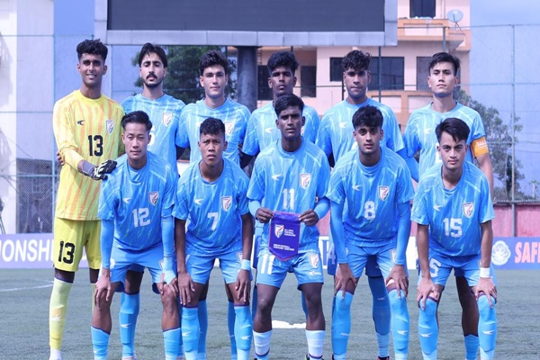 এ এফ চি এছিয়ান কাপ ফুটবল প্রতিযোগিতাৰ খেলত মংগোলিয়াৰ বিৰুদ্ধে ভাৰতৰ ৪-১ গলৰ ব্যৱধানত জয়লাভ