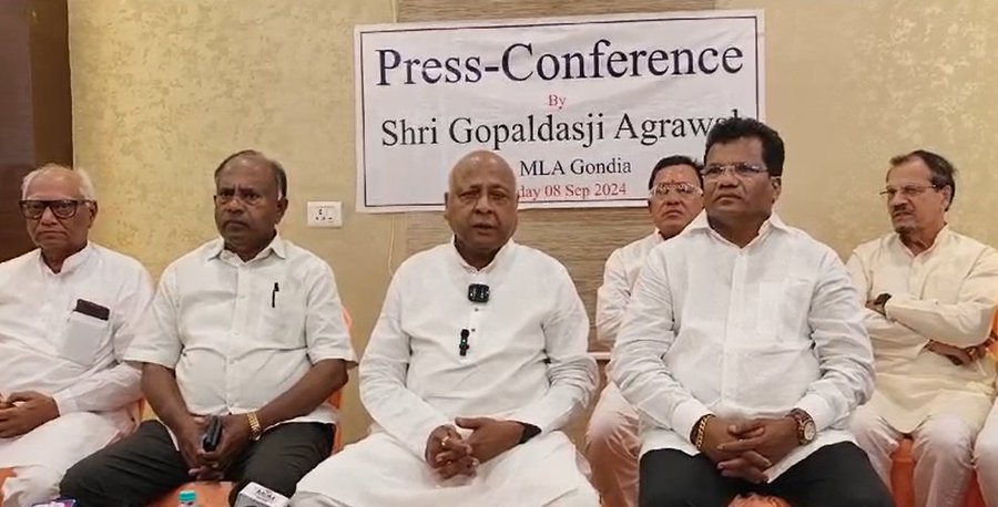 माजी आमदार गोपालदास अग्रवाल यांची भाजपाला सोडचिट्टी
