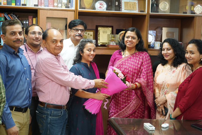डॉ. प्रज्ञा पालीवाल गौड़ ने आकाशवाणी के समाचार सेवा प्रभाग में महानिदेशक का पदभार संभाला