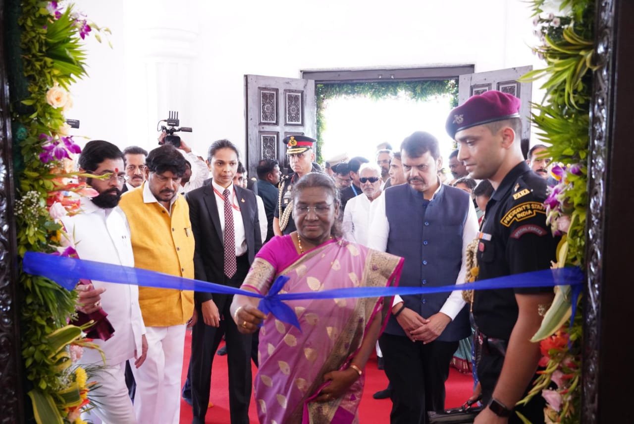 President Droupadi Murmu inaugurates Vishwashanti Buddha Vihara in Maharashtra