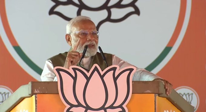 काश्मीरमध्ये प्रथमच दहशतवादाची भीती न बाळगता मतदान झाल्याचं प्रधानमंत्र्यांचं प्रतिपादन