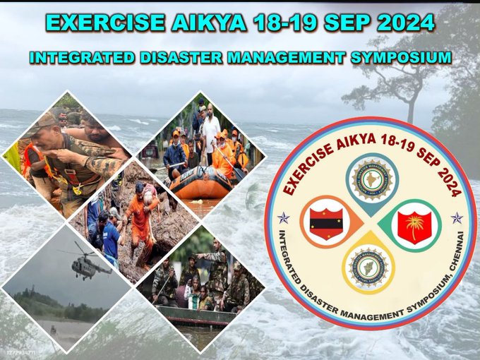 राष्ट्रीय आपदा प्रबंधन प्राधिकरण और सेना की दक्षिणी कमान ने चेन्नई में दो दिवसीय राष्ट्रीय संगोष्ठी का आयोजन किया