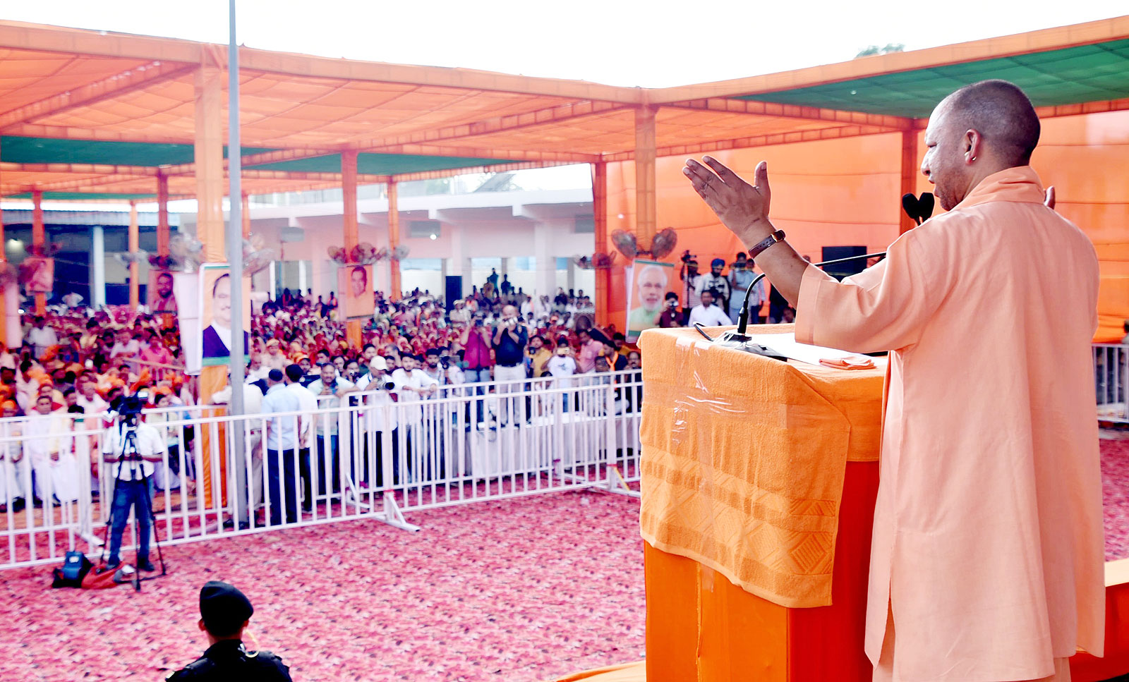 हरियाणा में भारतीय जनता पार्टी तीसरी बार सरकार बनाने जा रही है: मुख्यमंत्री योगी आदित्यनाथ