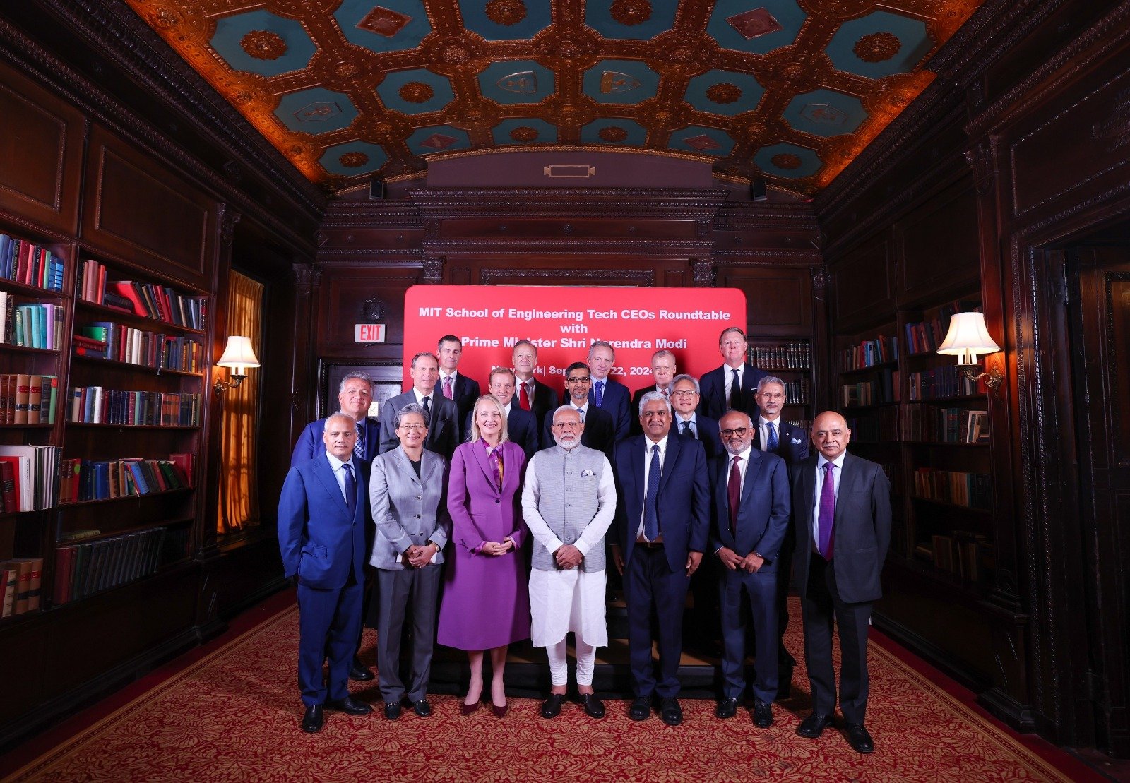 प्रधानमंत्री नरेंद्र मोदी ने न्‍यूयॉर्क में प्रौद्योगिकी उद्योगपतियों की बैठक को सम्‍बोधित किया