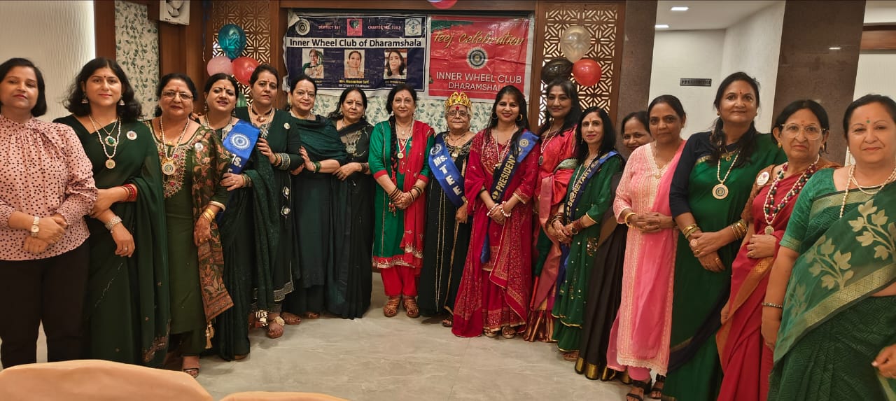 इनरव्हील क्लब धर्मशाला की महिलाओं ने बड़े उत्साह से मनाई हरियाली तीज
