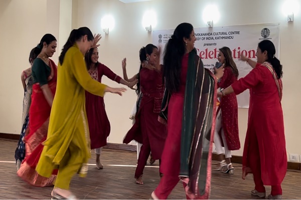 Nepal: Indian community celebrates teej at Embassy of India in Kathmandu