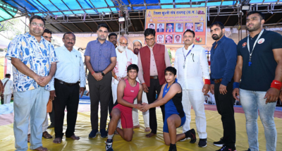 रायगढ़ के रामलीला मैदान में आज से अखिल भारतीय कुश्ती प्रतियोगिता शुरू हुई