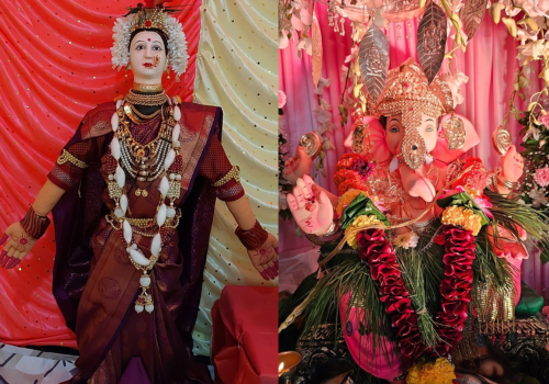 महाराष्ट्र में गणपति उत्सव और गौरी पूजन श्रद्धा और उत्साह के साथ मनाया जा रहा है