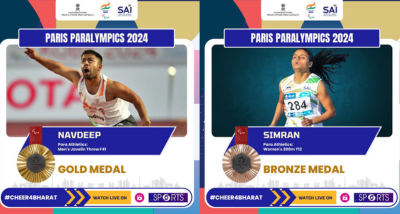Prez, Vice Prez and PM congratulated Navdeep and Simran on winning gold and bronze medal at Paris Paralympics