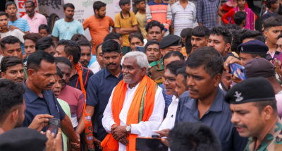 झारखंड के पूर्व मुख्यमंत्री चम्पाई सोरेन भाजपा में शामि‍ल होने के बाद पहली बार कोल्हान पहुंचे