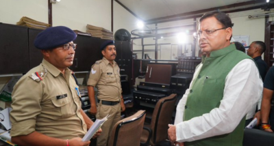 सीएम धामी ने पुलिस अधिकारियों को पुलिस व्यवस्था दुरुस्त रखने के दिए निर्देश