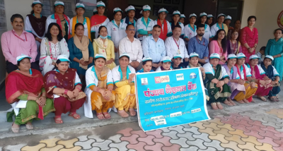 आरसेटी हमीरपुर द्वारा नादौन उपमंडल के गांव सरेड़ी में आयोजित किया गया प्रशिक्षण शिविर