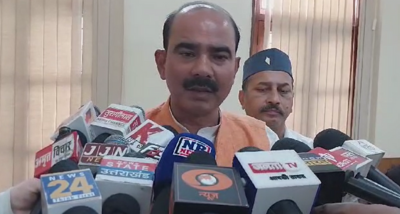 केंद्र सरकार के 100 दिन पूरे होने पर केंद्रीय राज्य मंत्री ने नैनीताल में प्रेस वार्ता की