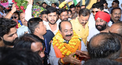 छत्तीसगढ़ के उपमुख्यमंत्री अरुण साव अमेरिका के अध्ययन प्रवास के बाद आज रायपुर पहुंचे