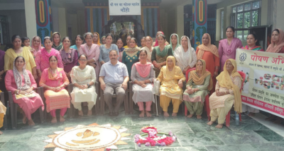 जिला विधिक सेवाएं प्राधिकरण और महिला एवं बाल विकास विभाग के संयुक्त तत्वावधान में ग्राम पंचायत मोहीं में जागरुकता कार्यक्रम आयोजित